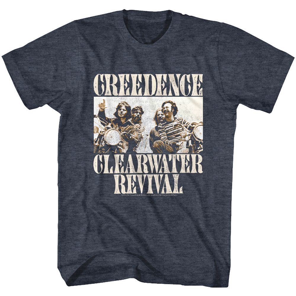 CREEDENCE CLEARWATER REVIVAL Eye-Catching T-Shirt, BIKES