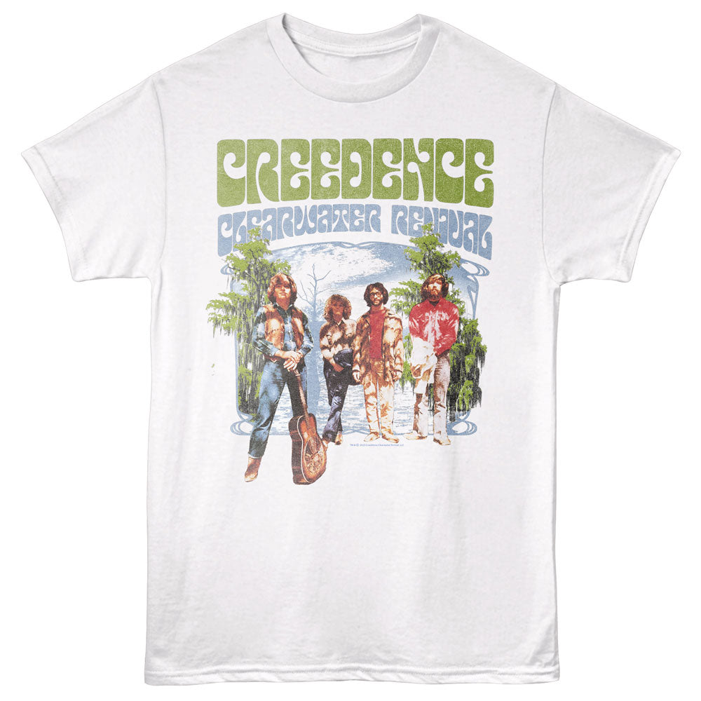 CREEDENCE CLEARWATER REVIVAL Eye-Catching T-Shirt, COOL WATER FLOWS