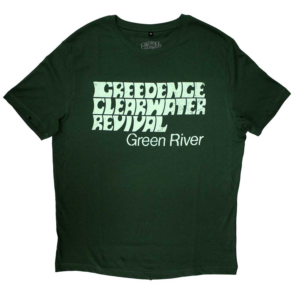 CREEDENCE CLEARWATER REVIVAL Attractive T-Shirt, Green River