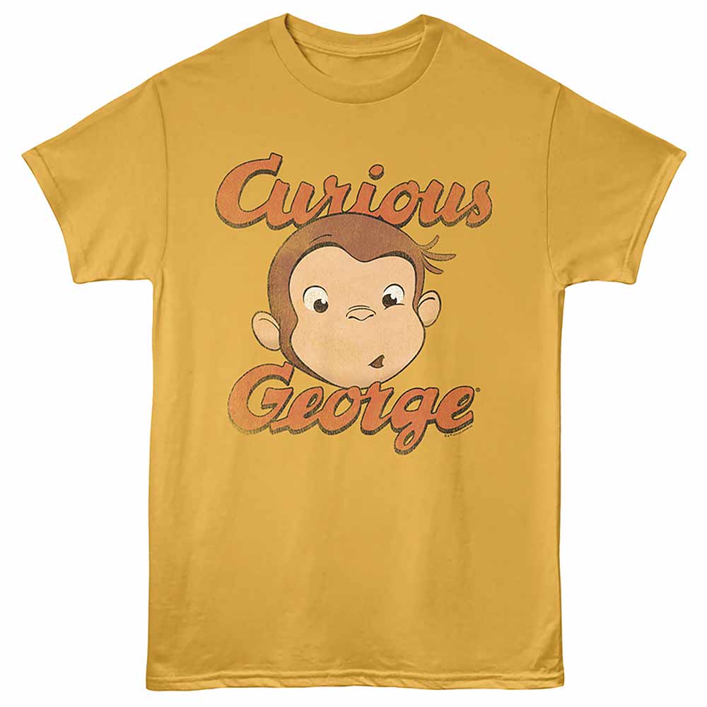 Curious George Face And Logo T-Shirt