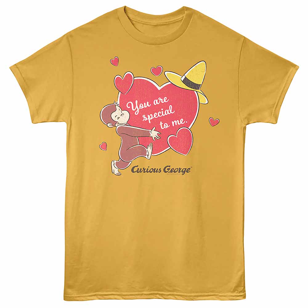 Curious George Special Hearts T-Shirt