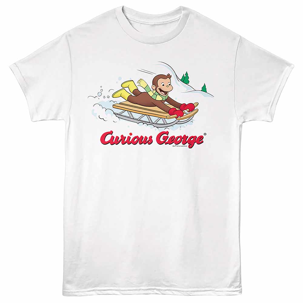 Curious George Sled T-Shirt