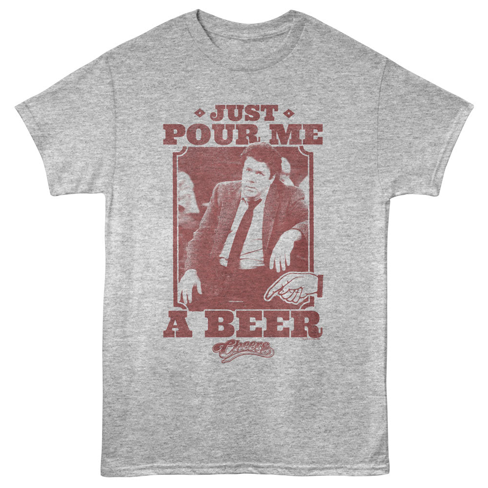 CHEERS Eye-Catching T-Shirt, POUR ME A BEER