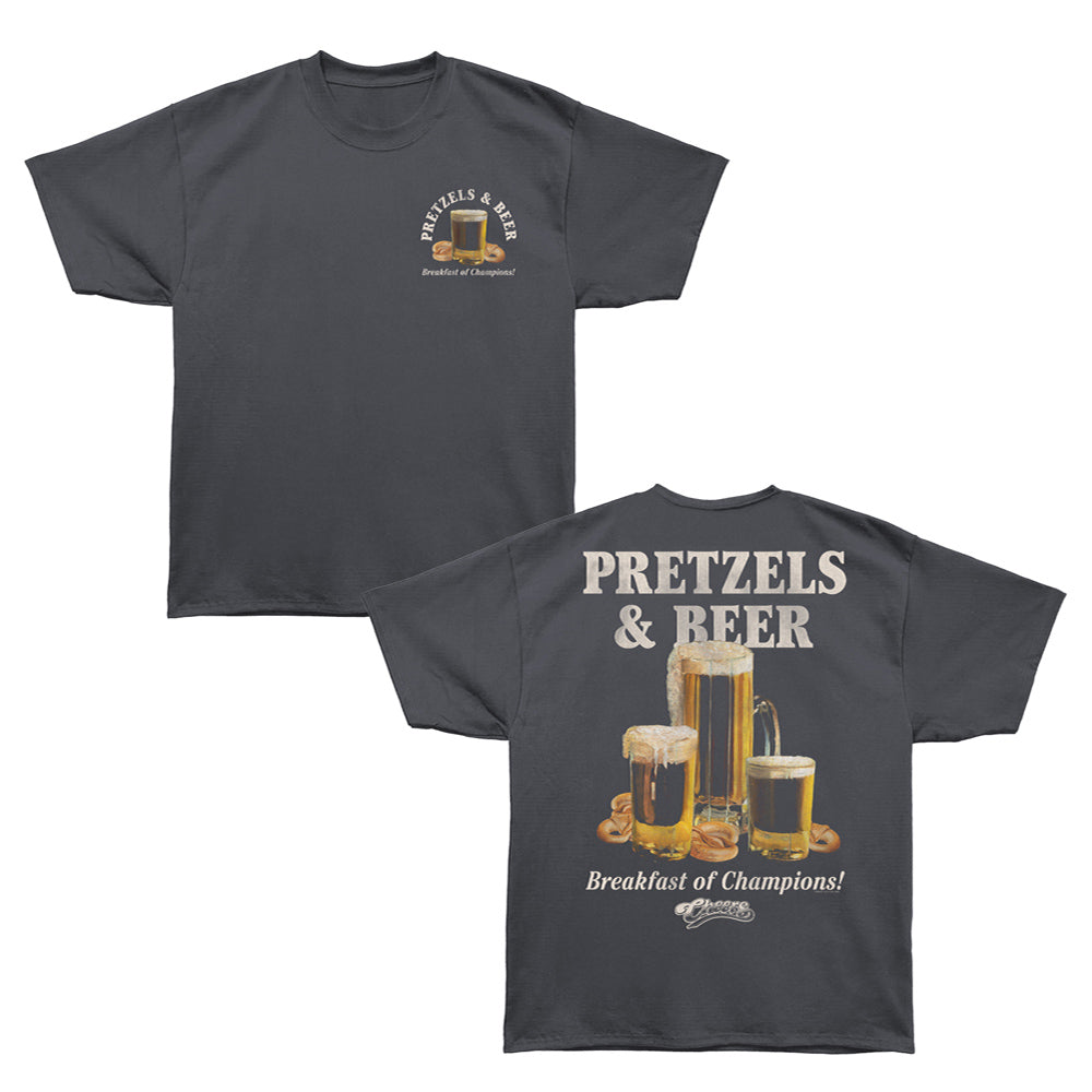 CHEERS Oversized T-Shirt, PRETZELS AND BEER