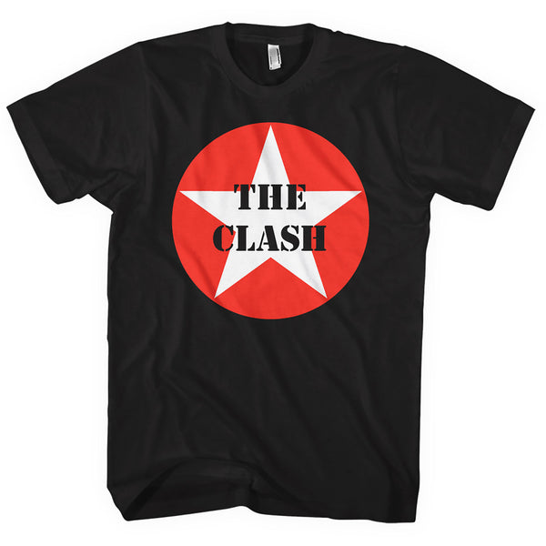 THE CLASH Attractive T-Shirt, Star Badge