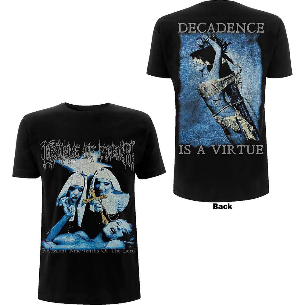 CRADLE OF FILTH Attractive T-Shirt, Decadence
