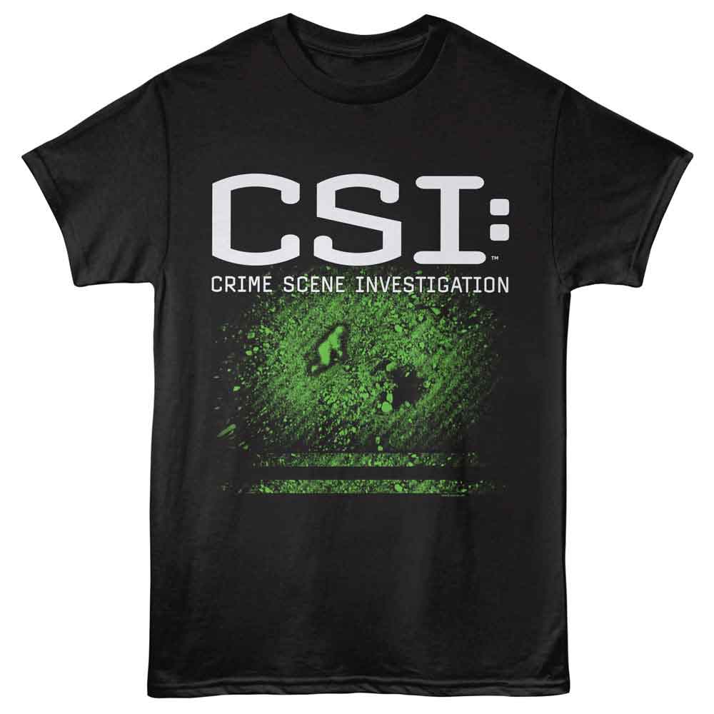 CSI Eye-Catching T-Shirt, CRIME SCENE