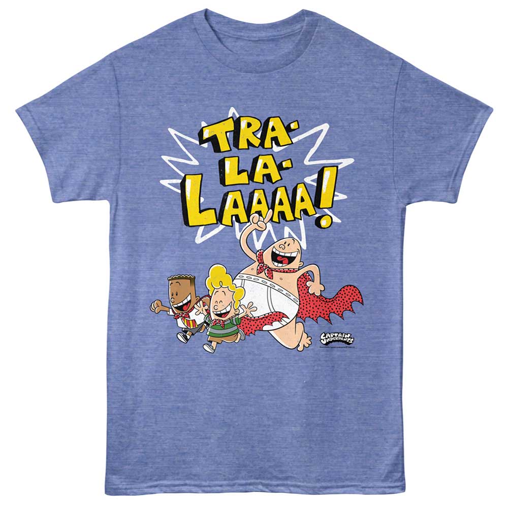 CAPTAIN UNDERPANTS Eye-Catching T-Shirt, RUNNING