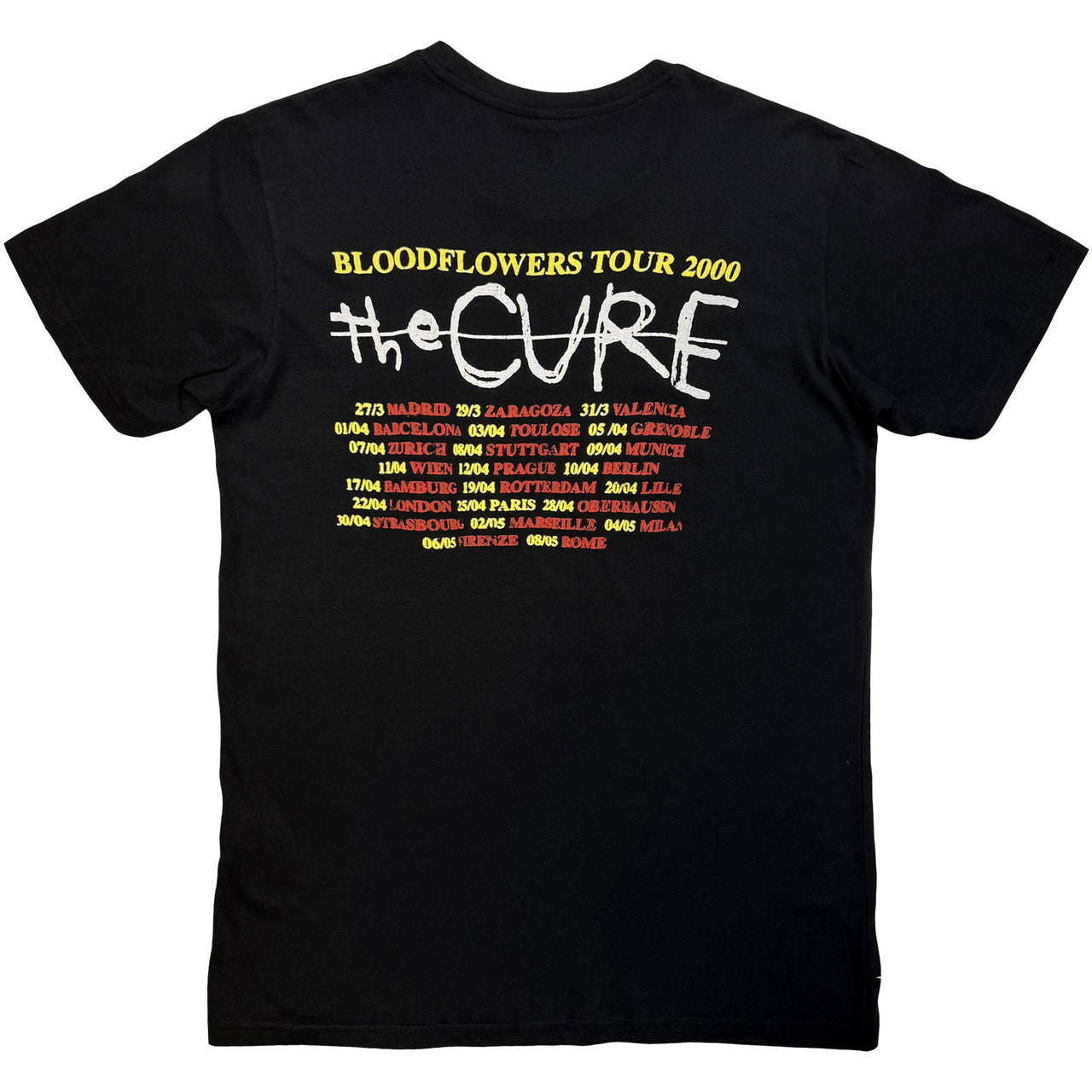 THE CURE Carbon T-Shirt, Bloodflowers Tour &