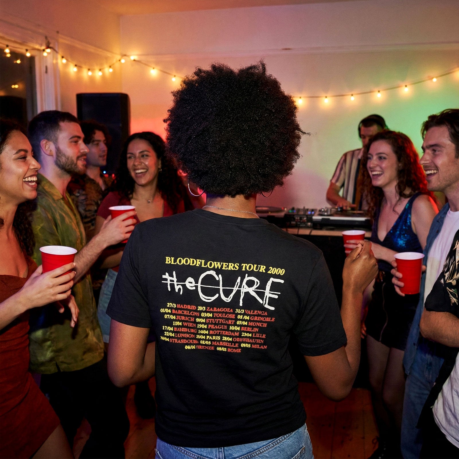 THE CURE Carbon T-Shirt, Bloodflowers Tour &