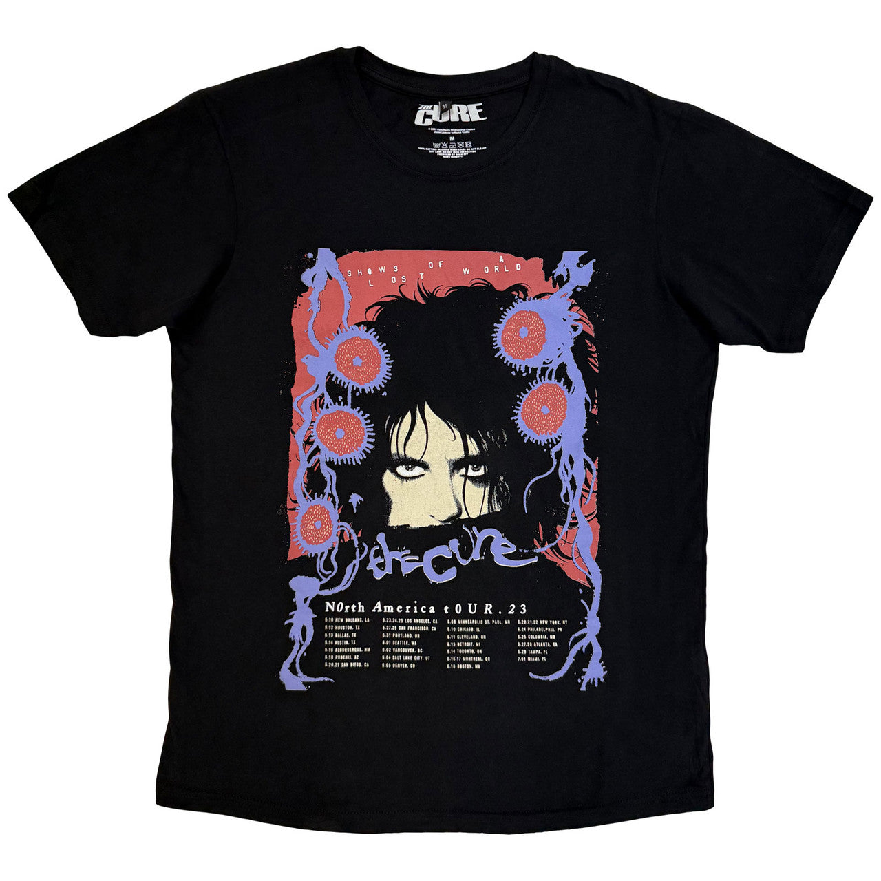 THE CURE Carbon T-Shirt, North American Tour &