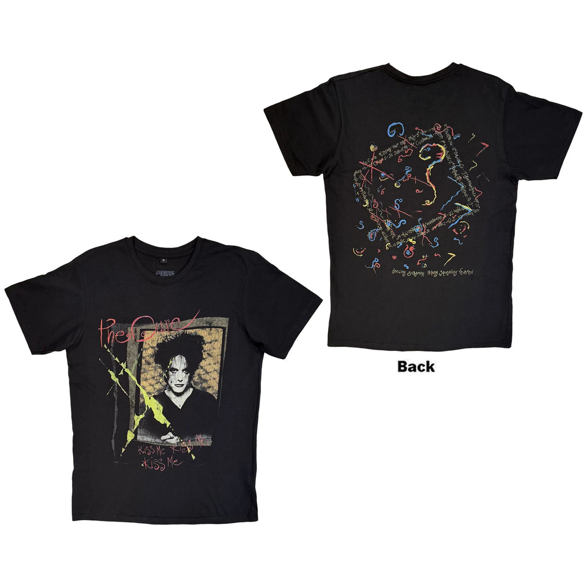 THE CURE Carbon T-Shirt, Kiss Me Vintage