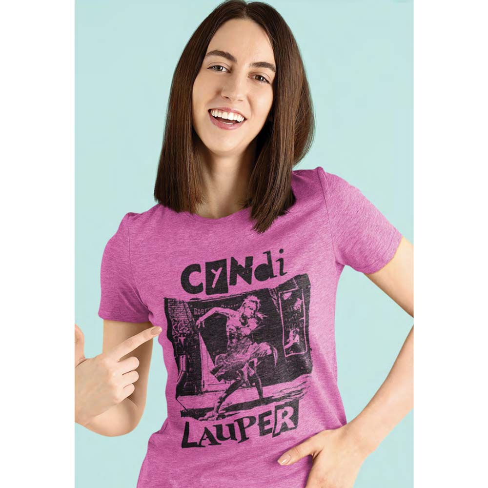 CYNDI LAUPER Eye-Catching T-Shirt, Dance
