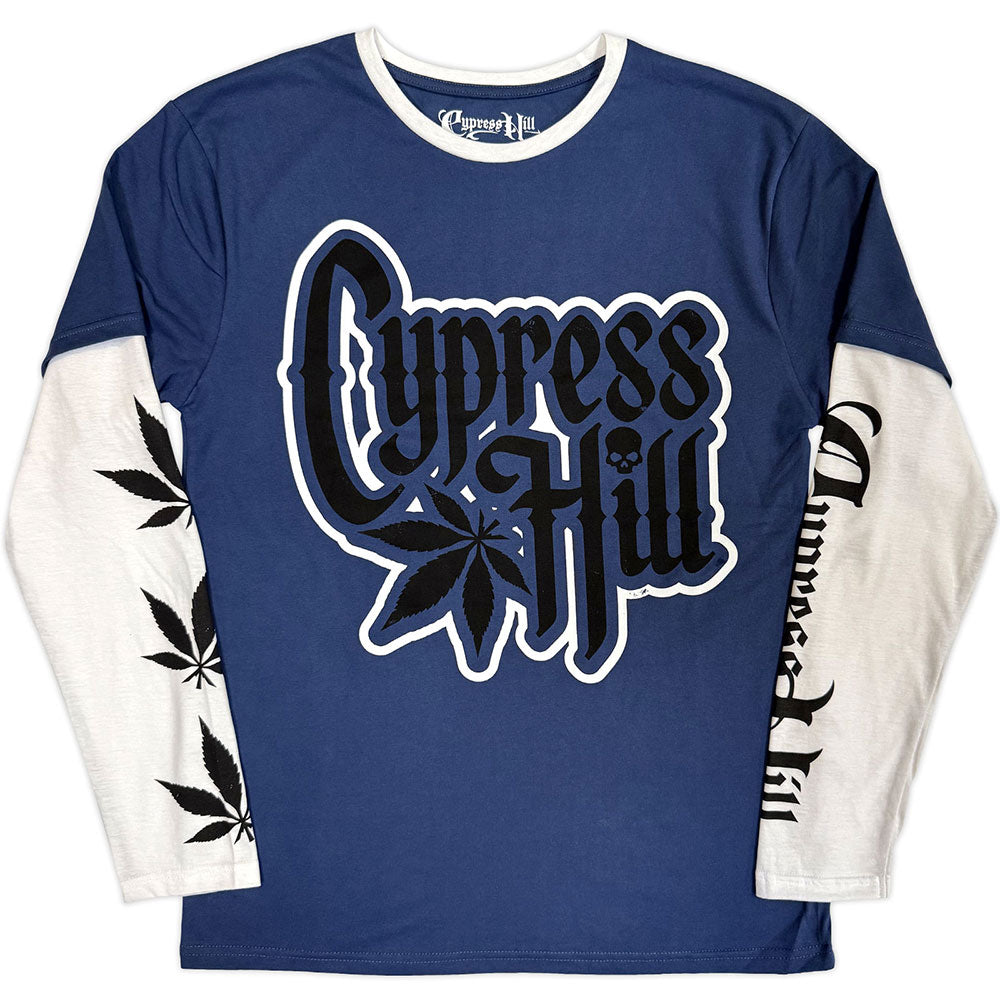CYPRESS HILL Long Sleeve T-Shirt, Leaf & Logo