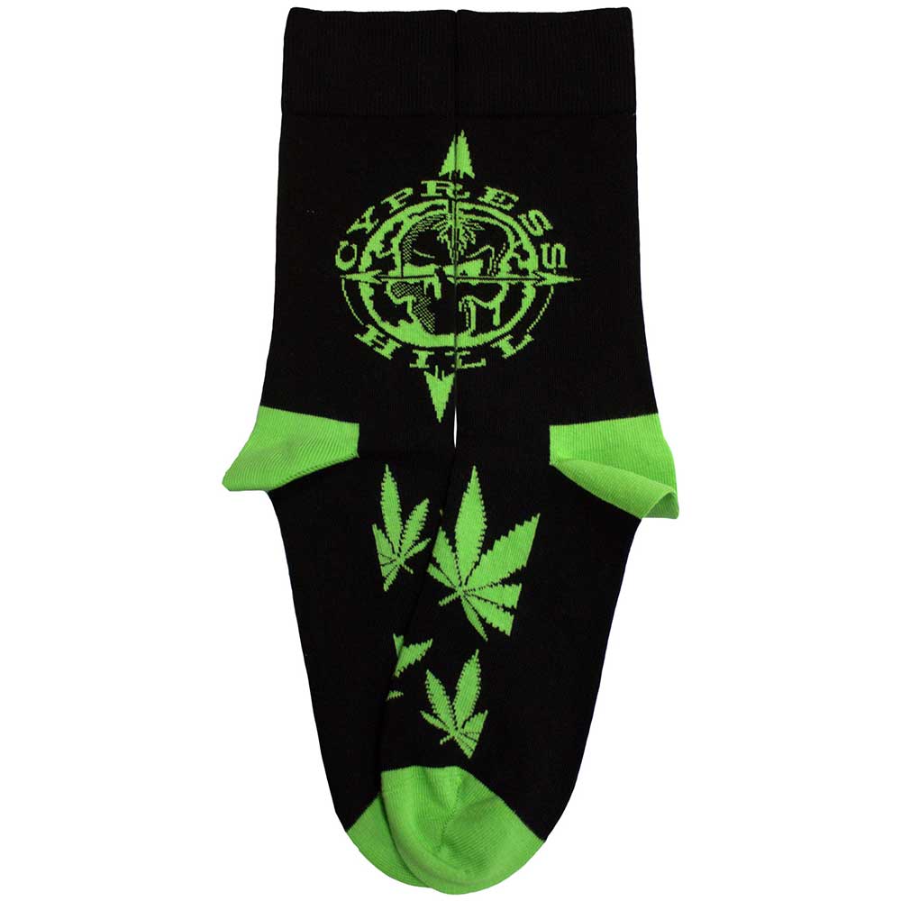 CYPRESS HILL Unisex Ankle Socks, Logo & Leaves