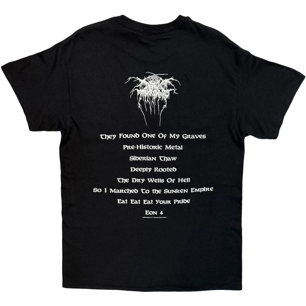 DARKTHRONE Attractive T-Shirt, Pre-Historic Metal