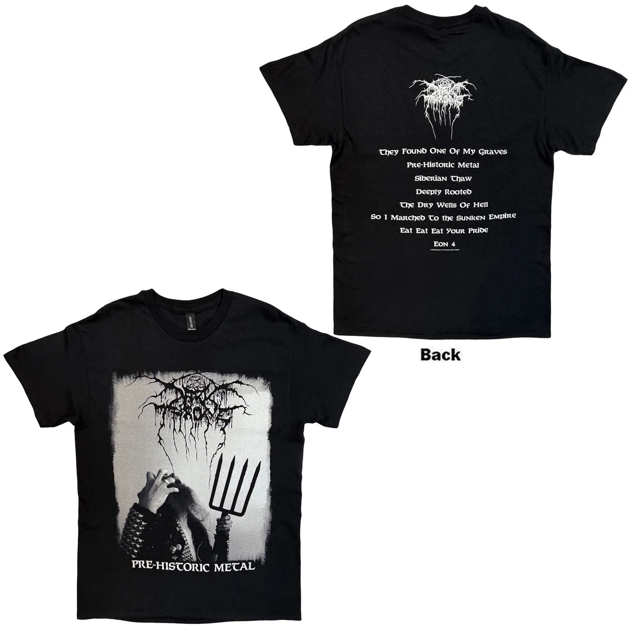 DARKTHRONE Attractive T-Shirt, Pre-Historic Metal