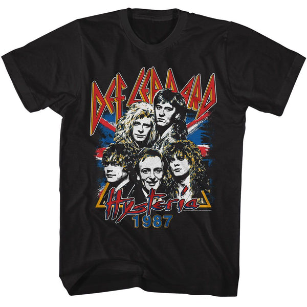 DEF LEPPARD Eye-Catching T-Shirt, Hysteria 1987