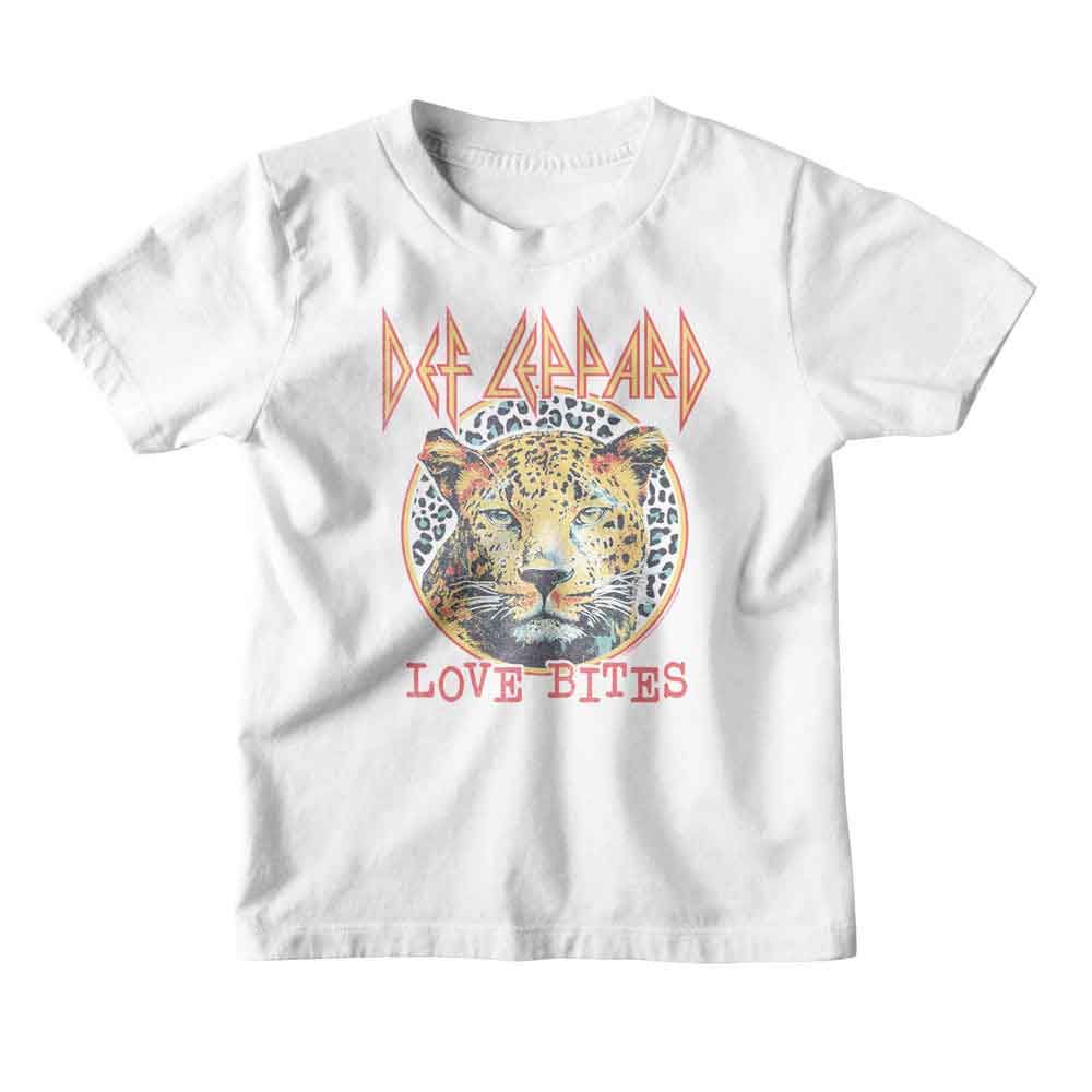 DEF LEPPARD Kids T-Shirt, LOVE BITES