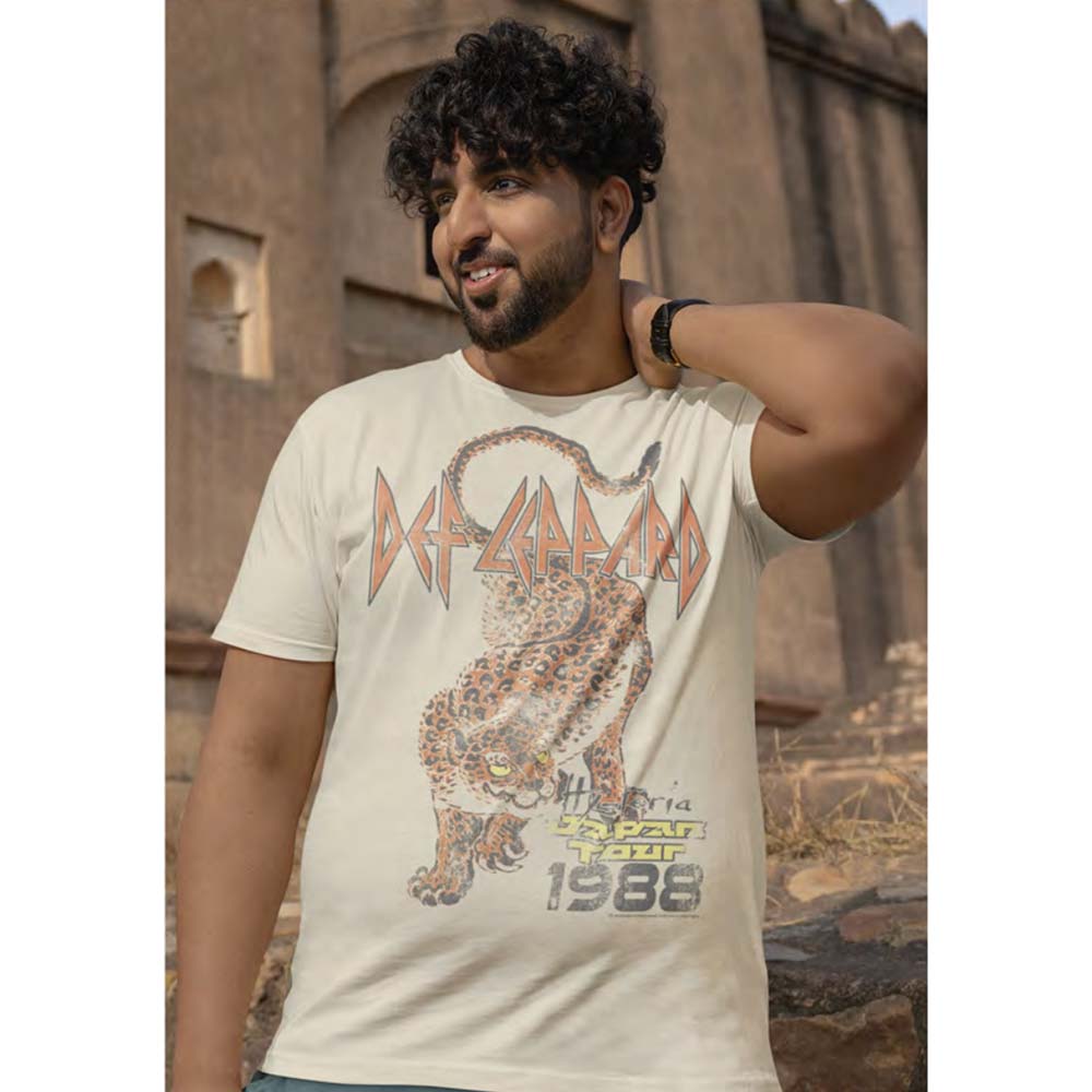 DEF LEPPARD Eye-Catching T-Shirt, JAPAN TOUR 88