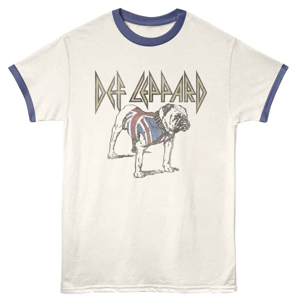 DEF LEPPARD Ringer T-Shirt, DOG