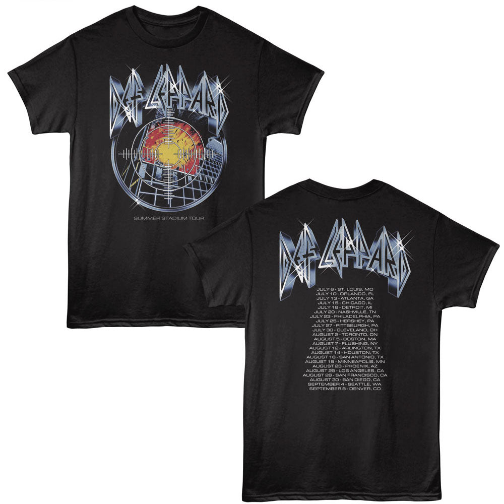 DEF LEPPARD Eye-Catching T-Shirt, SUMMER STADIUM TOUR