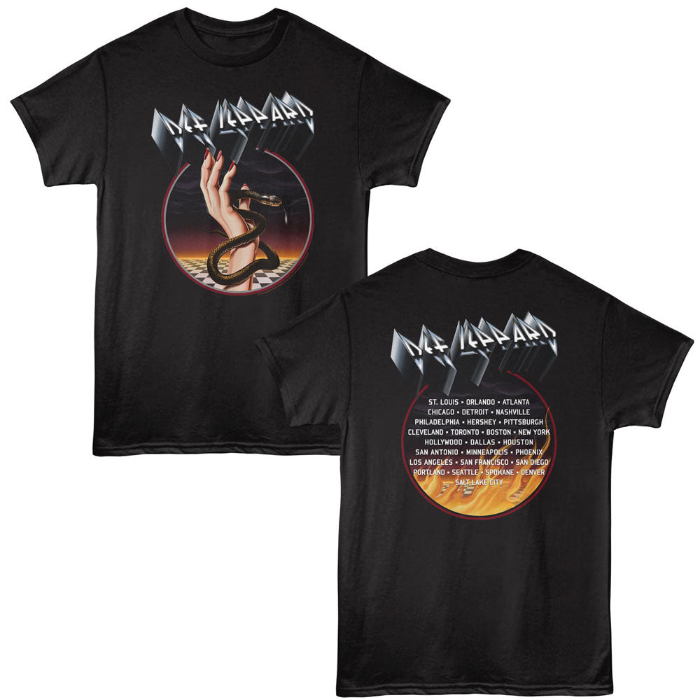 DEF LEPPARD Eye-Catching T-Shirt, SNAKE