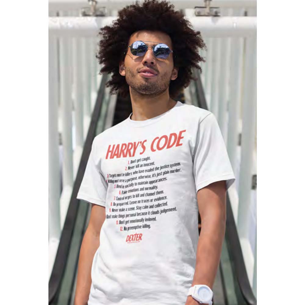 DEXTER Eye-Catching T-Shirt, HARRYS CODE