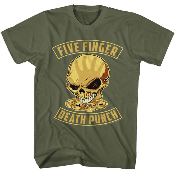 FIVE FINGER DEATH PUNCH Eye-Catching T-Shirt, Knuckles