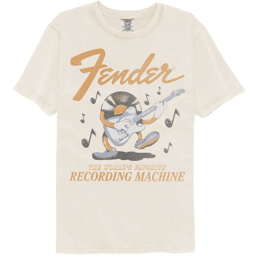 FENDER Garment Dye T-Shirt, RECORDING MACHINE