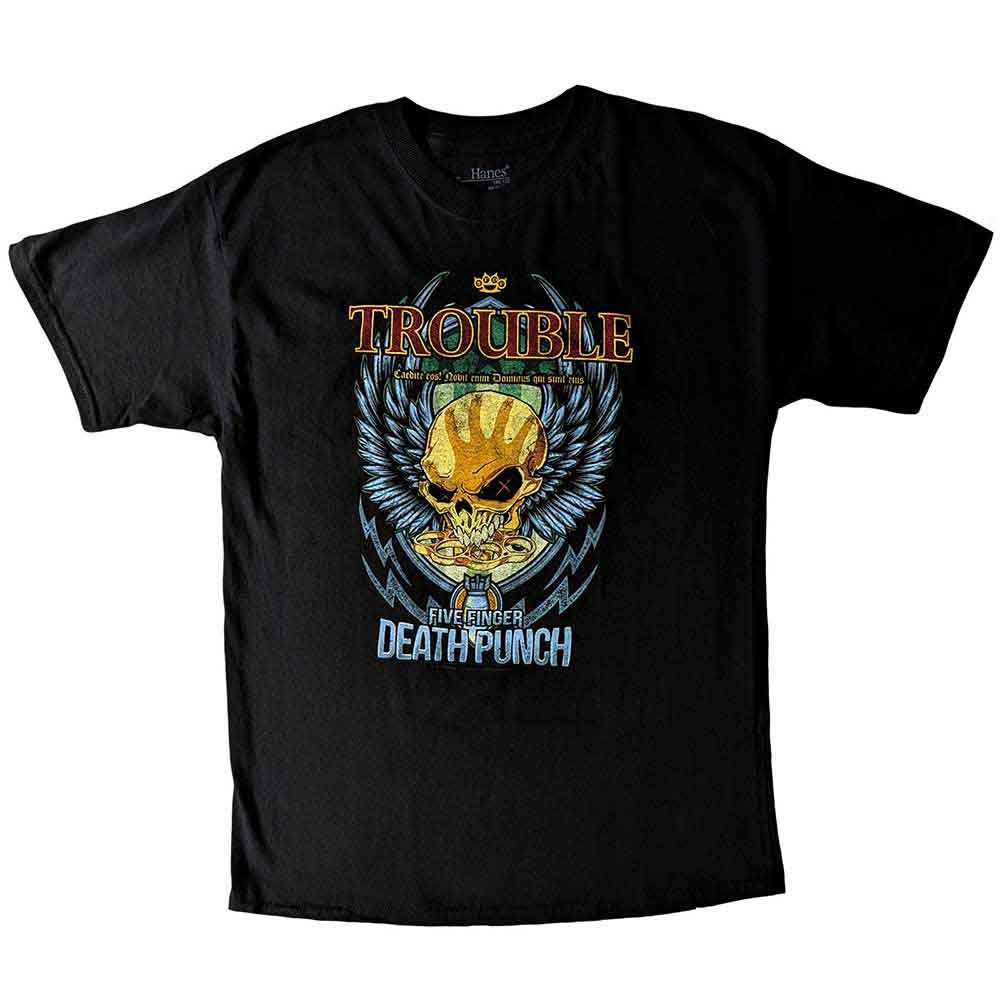 FIVE FINGER DEATH PUNCH Attractive Kids T-shirt, Trouble