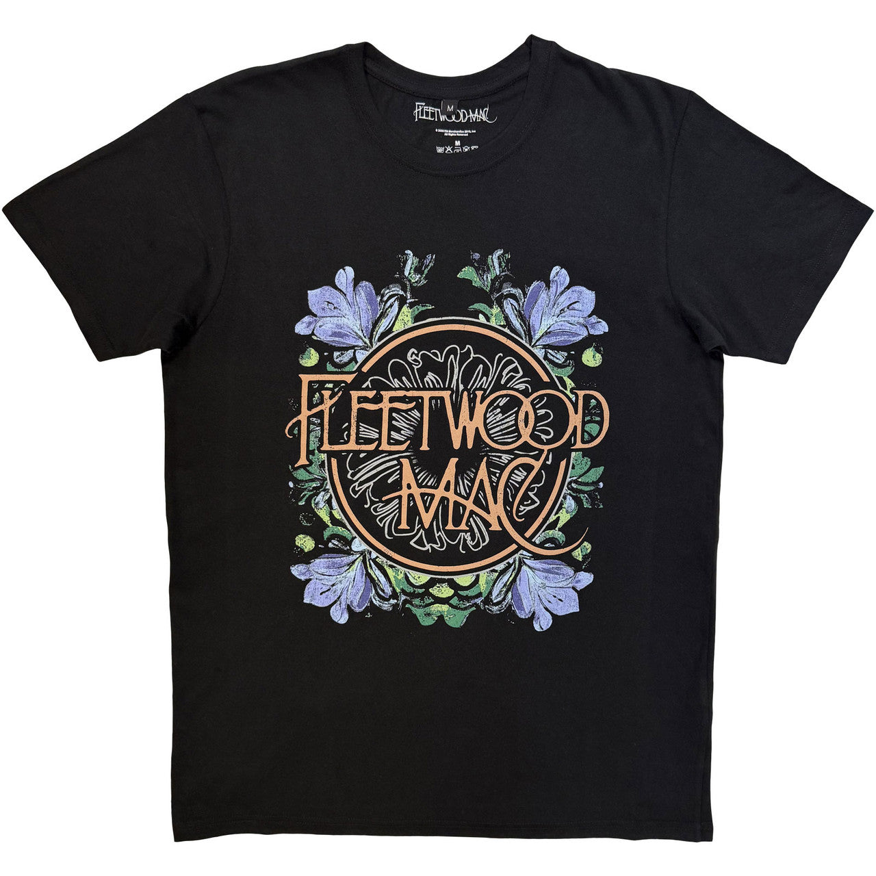 FLEETWOOD MAC Carbon T-Shirt, Circle Floral