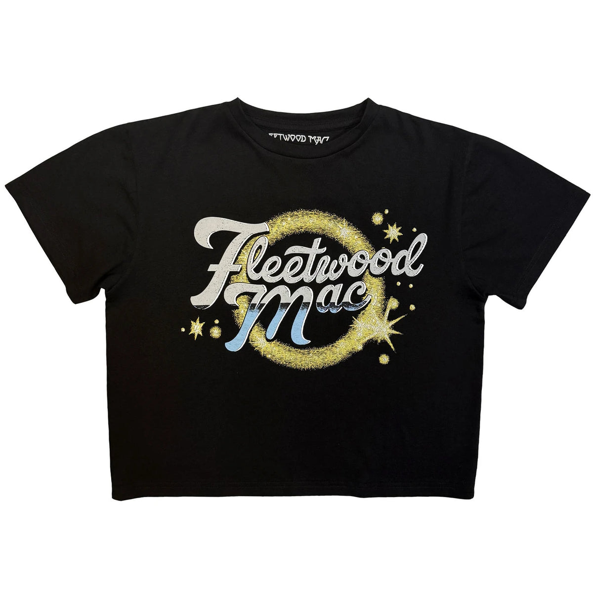 FLEETWOOD MAC Attractive Crop Top, Circle Logo