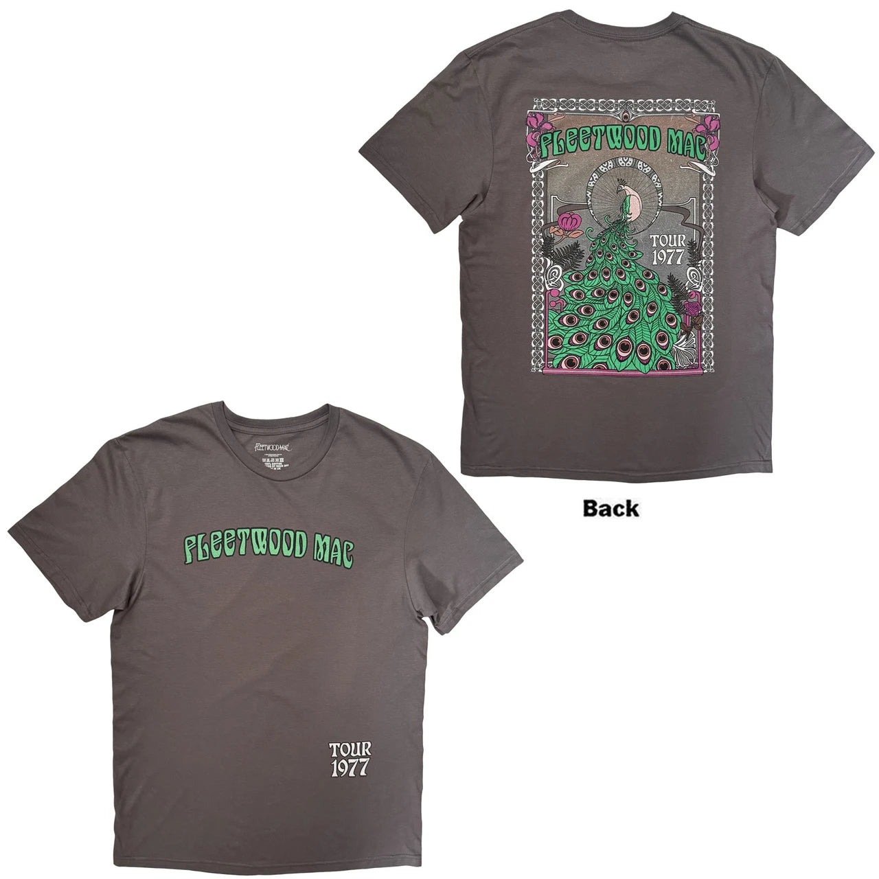 FLEETWOOD MAC Attractive T-Shirt, Peacock Tour &