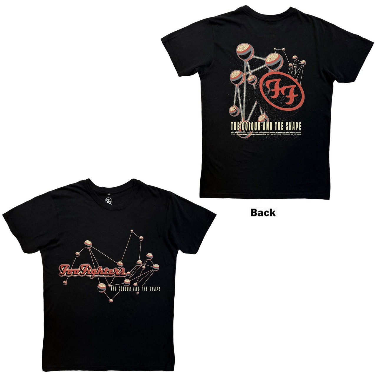 FOO FIGHTERS Carbon T-Shirt, The Colour & The Shape – Authentic