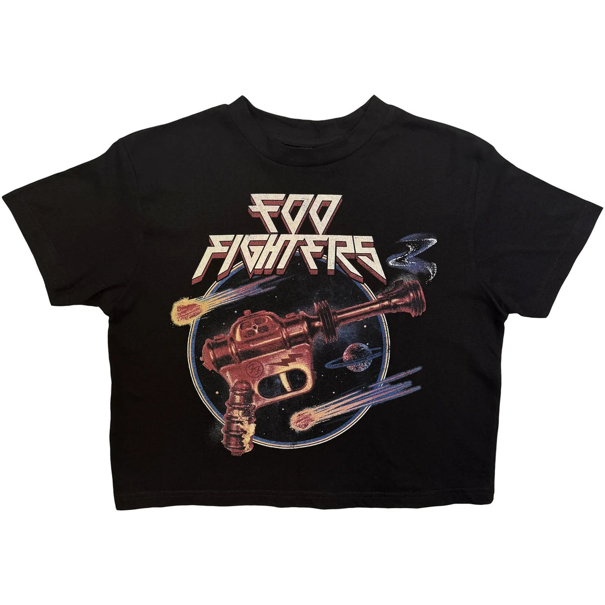 FOO FIGHTERS Attractive Crop Top, Ray Gun