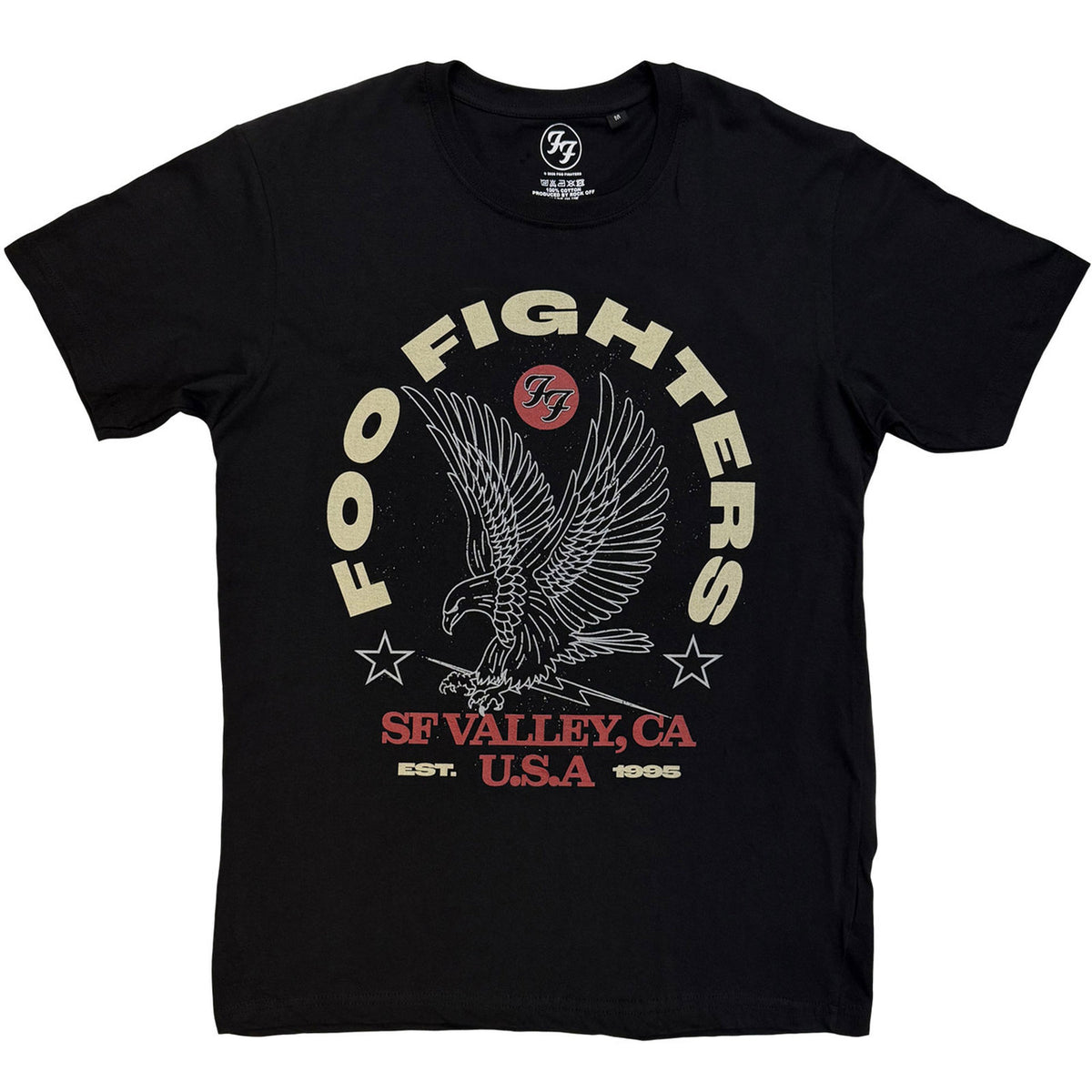 FOO FIGHTERS Attractive T-Shirt, Eagle USA