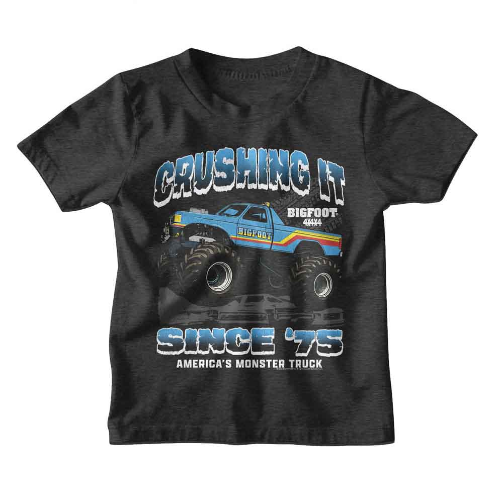 BIGFOOT Kids T-Shirt, CRUSHING IT 75