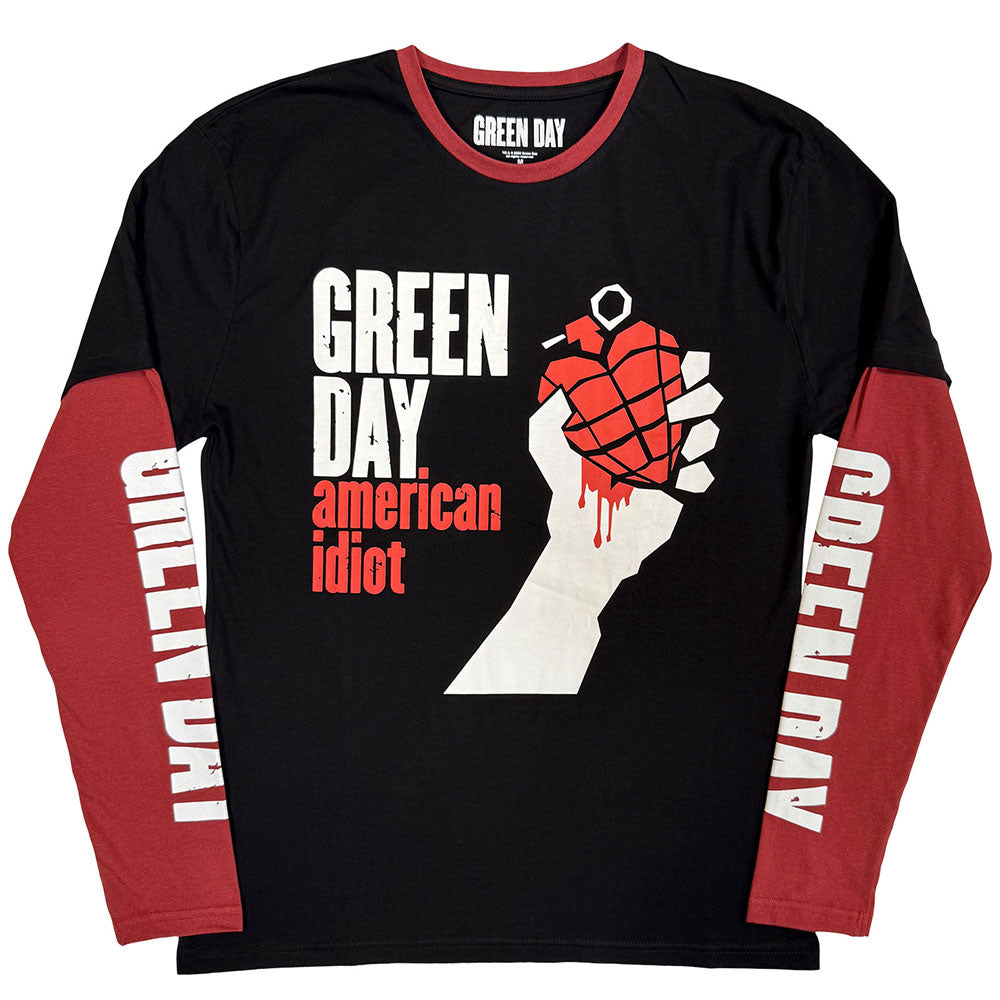 GREEN DAY Long Sleeve T-Shirt, American Idiot