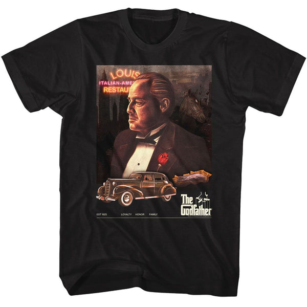 GODFATHER T-Shirt, Poster Collage Neon
