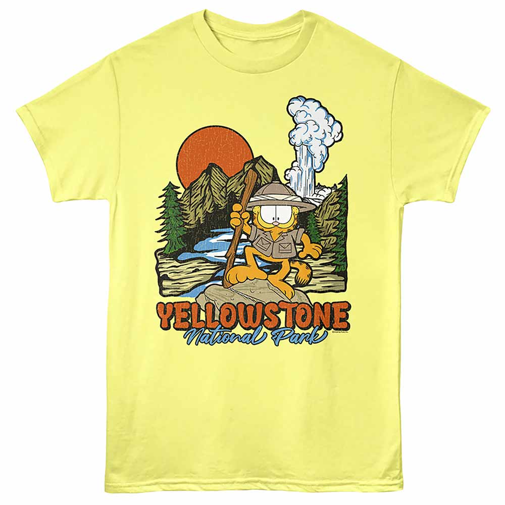 GARFIELD Eye-Catching T-Shirt, ON ROCK