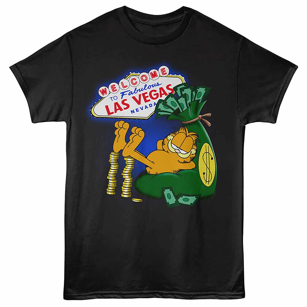 GARFIELD Eye-Catching T-Shirt, VEGAS LOUNGING