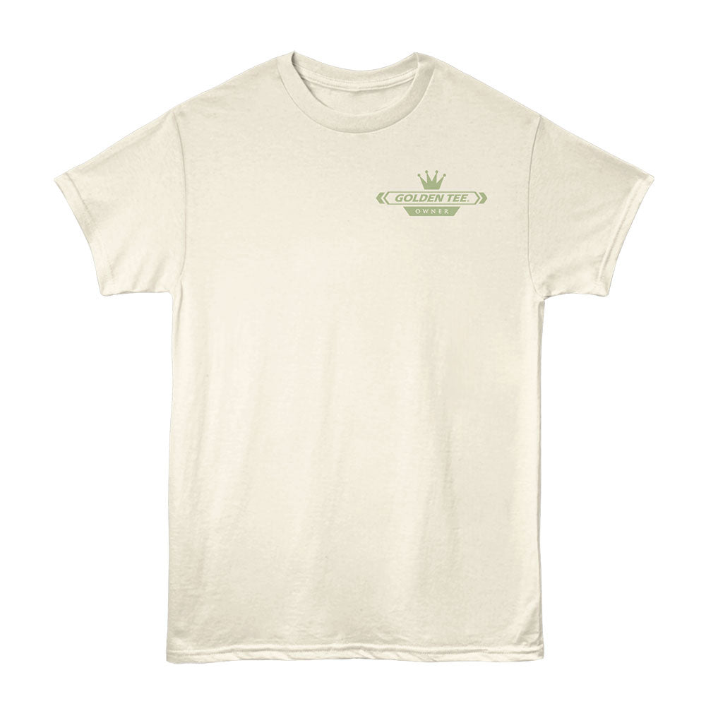 GOLDEN TEE Eye-Catching T-Shirt, NO GREEN FEES