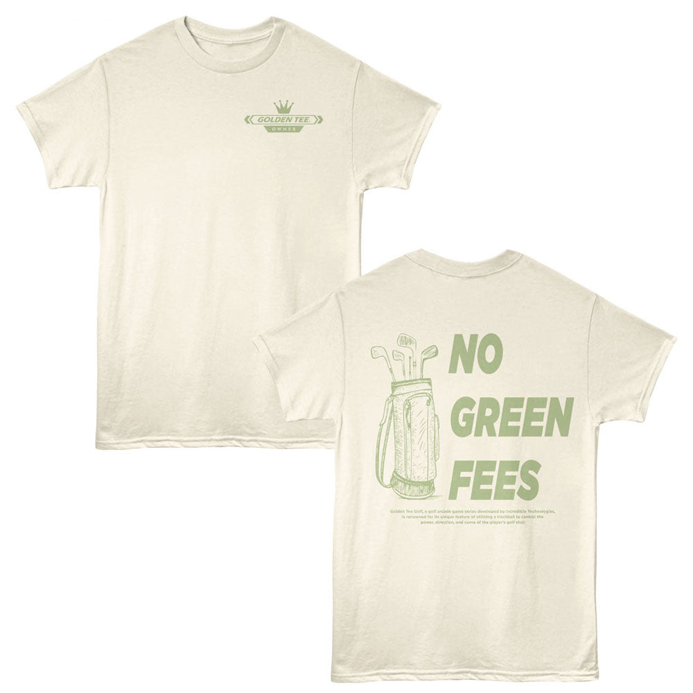 GOLDEN TEE Eye-Catching T-Shirt, NO GREEN FEES