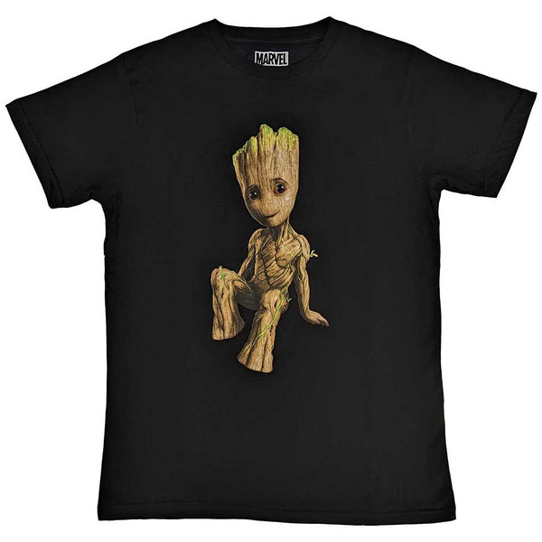 MARVEL COMICS Attractive T-shirt, Guardians Of The Galaxy Groot Perch