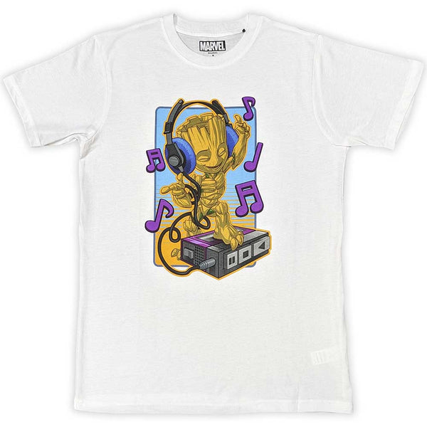 MARVEL COMICS Attractive T-shirt, Guardians Of The Galaxy Groot Dancing