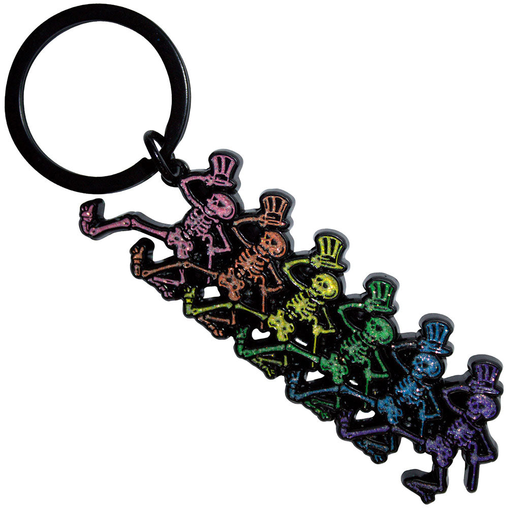 GRATEFUL DEAD Keychain, Dancing Skeletons