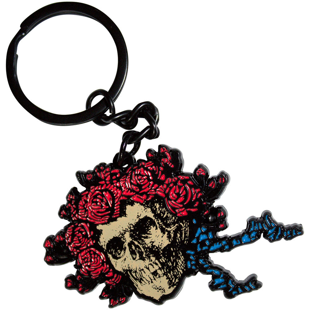 GRATEFUL DEAD Keychain, Bertha Skull