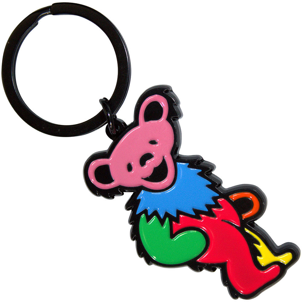 GRATEFUL DEAD Keychain, Red Body Dancing Bear