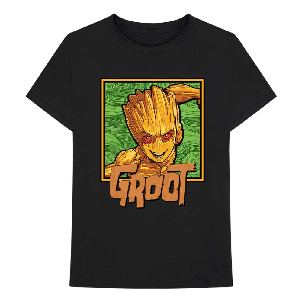 MARVEL COMICS Attractive T-shirt, I Am Groot - Groot Square